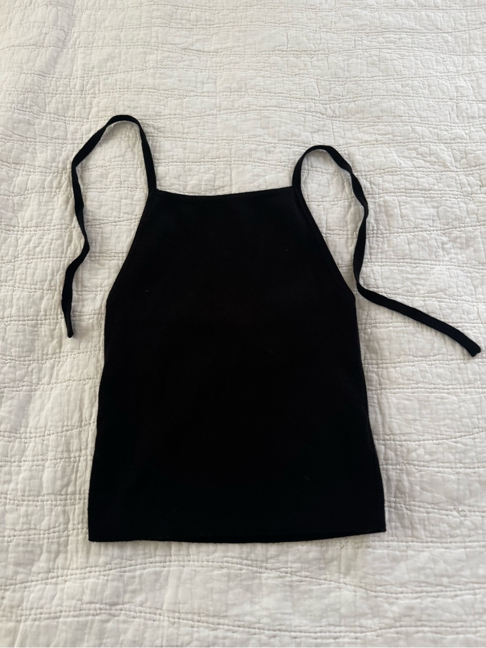 Never Before Worn Black Brandy Melville Knit Halter Top